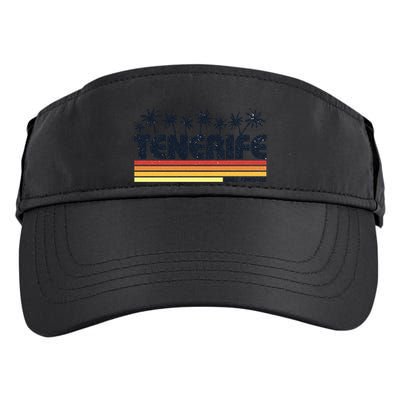 Tenerife Canary Islands Spain Retro Tourism Gift Adult Drive Performance Visor