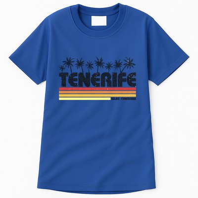 Tenerife Canary Islands Spain Retro Tourism Gift Tall T-Shirt