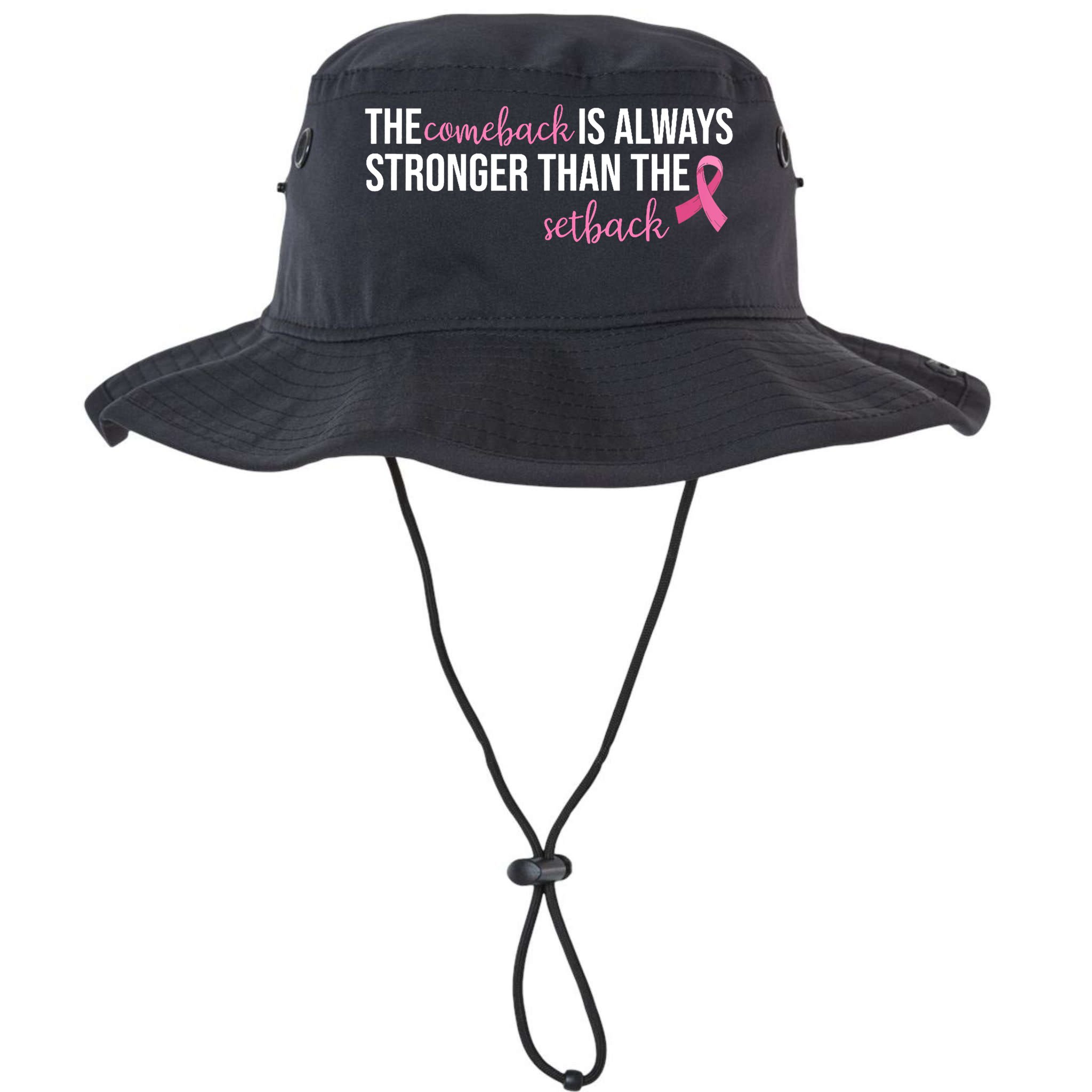 The Comeback Is Always Stronger Than Setback Breast Cancer Bucket Hat