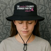 The Comeback Is Always Stronger Than Setback Breast Cancer Bucket Hat