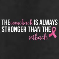 The Comeback Is Always Stronger Than Setback Breast Cancer Golf Towel