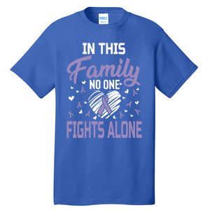 Testicular Cancer In This Family No One Fights Alone Gift Tall T-Shirt