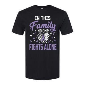 Testicular Cancer In This Family No One Fights Alone Gift Softstyle CVC T-Shirt