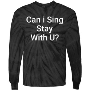 Thekidlaroi Can I Sing Stay With U Charlton Tie-Dye Long Sleeve Shirt