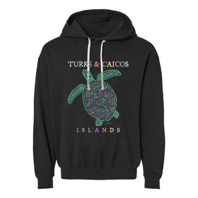 Turks & Caicos Islands Sea Turtle Garment-Dyed Fleece Hoodie