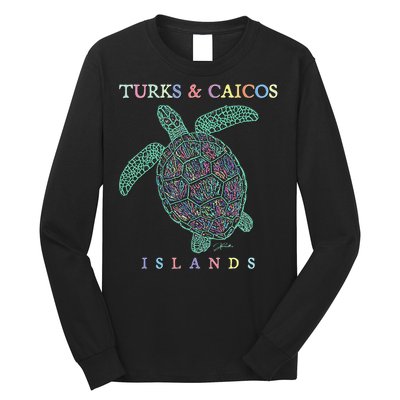 Turks & Caicos Islands Sea Turtle Long Sleeve Shirt