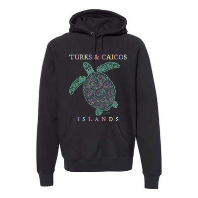 Turks & Caicos Islands Sea Turtle Premium Hoodie