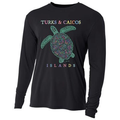 Turks & Caicos Islands Sea Turtle Cooling Performance Long Sleeve Crew