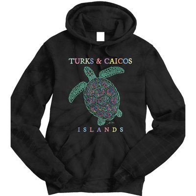 Turks & Caicos Islands Sea Turtle Tie Dye Hoodie