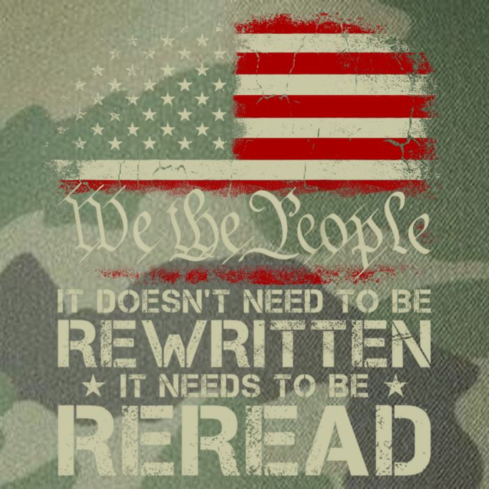 The Constitution It Doesnt Need To Be Rewritten It Needs To Be Reread Legacy Tie Dye Trucker Hat