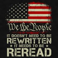 The Constitution It Doesnt Need To Be Rewritten It Needs To Be Reread Ladies PosiCharge Tri-Blend Wicking Tank