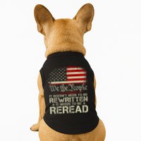 The Constitution It Doesnt Need To Be Rewritten It Needs To Be Reread Doggie Tank
