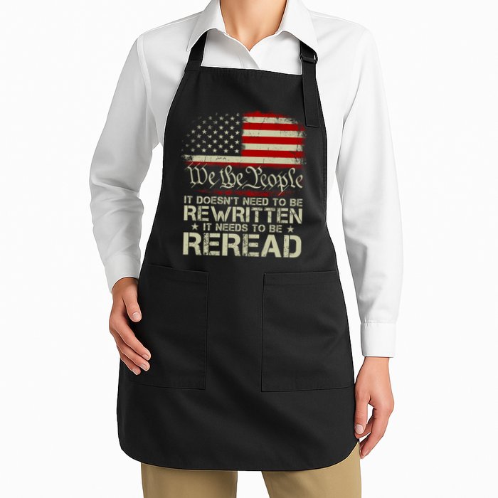 The Constitution It Doesnt Need To Be Rewritten It Needs To Be Reread Apron