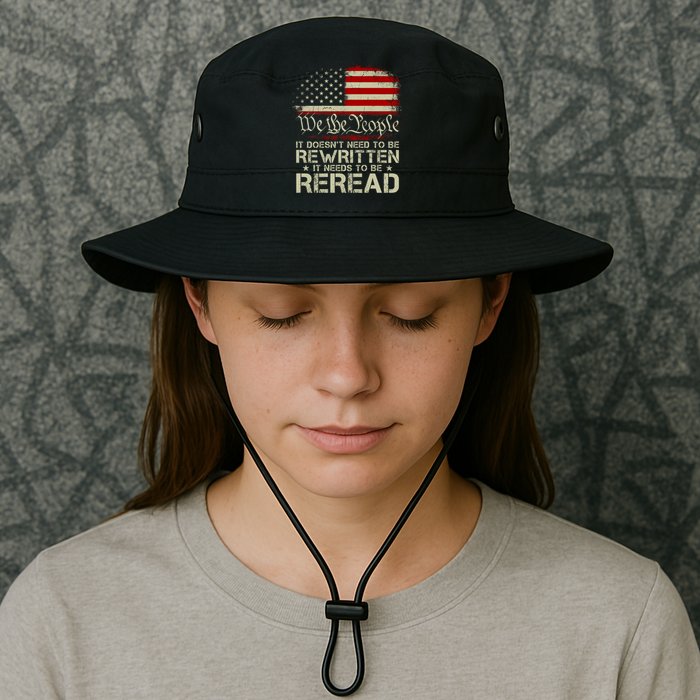 The Constitution It Doesnt Need To Be Rewritten It Needs To Be Reread Bucket Hat