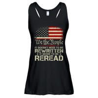 The Constitution It Doesnt Need To Be Rewritten It Needs To Be Reread Ladies Essential Flowy Tank