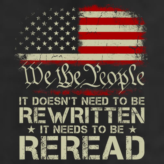 The Constitution It Doesnt Need To Be Rewritten It Needs To Be Reread 25L Jumbo Tote