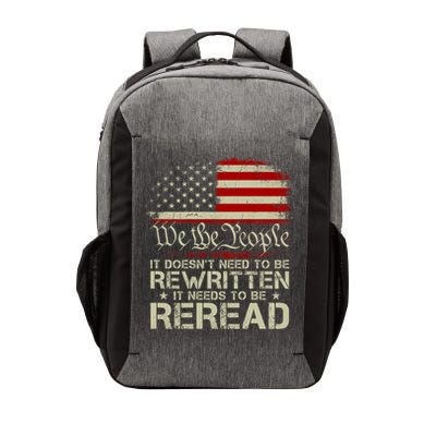 The Constitution It Doesnt Need To Be Rewritten It Needs To Be Reread Vector Backpack