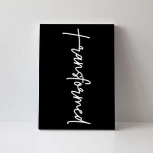 Transformed Christian Inspirational Design  Canvas