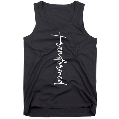 Transformed Christian Inspirational Design  Tank Top