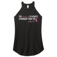 The Comeback Is Always Stronger Than Setback Breast Cancer Women's Perfect Tri Rocker Tank