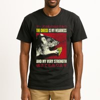 The Cheese Is My Weakness And My Very Strength Rat Japanese Tall T-Shirt