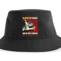 The Cheese Is My Weakness And My Very Strength Rat Japanese Sustainable Bucket Hat