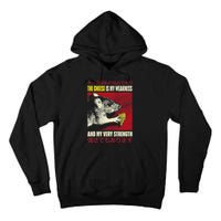 The Cheese Is My Weakness And My Very Strength Rat Japanese Tall Hoodie