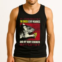The Cheese Is My Weakness And My Very Strength Rat Japanese Tank Top