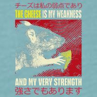 The Cheese Is My Weakness And My Very Strength Rat Japanese Sueded Cloud Jersey T-Shirt