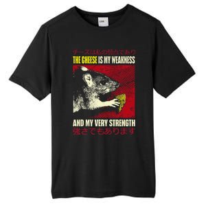 The Cheese Is My Weakness And My Very Strength Rat Japanese Tall Fusion ChromaSoft Performance T-Shirt