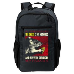 The Cheese Is My Weakness And My Very Strength Rat Japanese Daily Commute Backpack