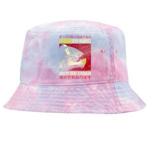 The Cheese Is My Weakness And My Very Strength Rat Japanese Tie-Dyed Bucket Hat