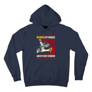 The Cheese Is My Weakness And My Very Strength Rat Japanese Hoodie