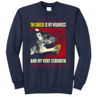 The Cheese Is My Weakness And My Very Strength Rat Japanese Sweatshirt