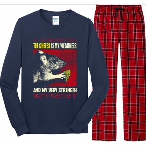 The Cheese Is My Weakness And My Very Strength Rat Japanese Long Sleeve Pajama Set