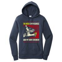 The Cheese Is My Weakness And My Very Strength Rat Japanese Women's Pullover Hoodie