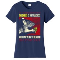 The Cheese Is My Weakness And My Very Strength Rat Japanese Women's T-Shirt