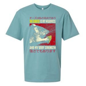 The Cheese Is My Weakness And My Very Strength Rat Japanese Sueded Cloud Jersey T-Shirt