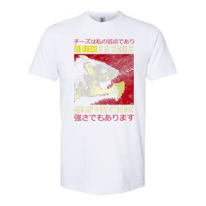 The Cheese Is My Weakness And My Very Strength Rat Japanese Softstyle CVC T-Shirt