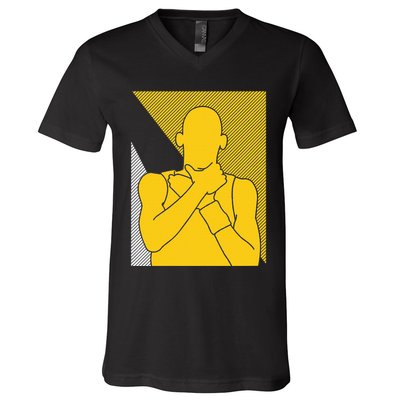 The Choke Indiana Basketball V-Neck T-Shirt