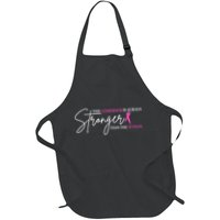The Comeback Is Always Stronger Than The Set Back Breast Cancer Apron