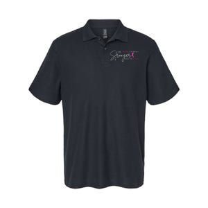 The Comeback Is Always Stronger Than The Set Back Breast Cancer Softstyle Adult Sport Polo