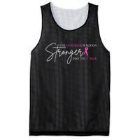 The Comeback Is Always Stronger Than The Set Back Breast Cancer Mesh Reversible Basketball Jersey Tank