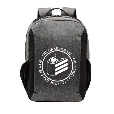 The Cake Is A Lie Portal Vector Backpack