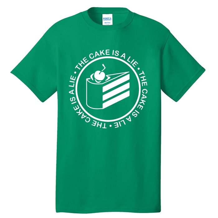 The Cake Is A Lie Portal Tall T-Shirt