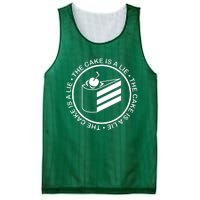 The Cake Is A Lie Portal Mesh Reversible Basketball Jersey Tank