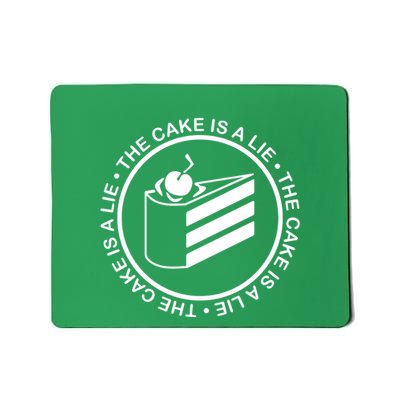 The Cake Is A Lie Portal Mousepad