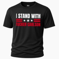 Tucker Carlson I Stand With Him, Men Women, I Stand With Tucker Carlson Cooling Performance Crew T-Shirt