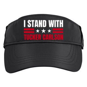 Tucker Carlson I Stand With Him, Men Women, I Stand With Tucker Carlson Adult Drive Performance Visor