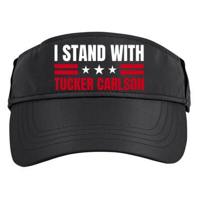 Tucker Carlson I Stand With Him, Men Women, I Stand With Tucker Carlson Adult Drive Performance Visor